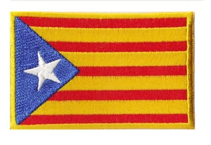 Catalonia Catalunya crest patch embroidered badge heat sticker  - Picture 1 of 2