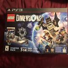 Sealed New Lego Dimensions: Starter Pack Ps3 Game (Sony Playstation 3, 2015)