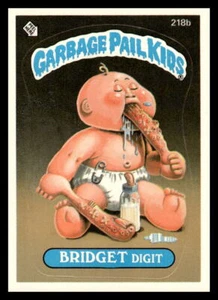 1986 Topps Garbage Pail Kids Series 6 #218b Bridget Digit - Bild 1 von 2