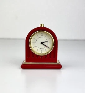 Orologio Sveglia BULGARi da tavolo table alarm clock da viaggio quartz vintage - Picture 1 of 12