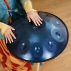 440Hz Hand Forged Drum for Meditation, D Steel Tongue, Nitrogen,Stainless Steel,