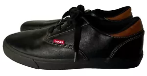 Tenis informales Levi's negras para hombre talla 9,5 - Imagen 1 de 12