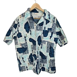 Vintage Jantzen Shirt Mens L Button Up Vintage Made in USA - Picture 1 of 13