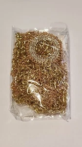 Crystal Halo Body Chain - Gold - 22-47 in - Picture 1 of 3