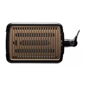 George Foreman 25850-56 Smokeless Barbacoa Parrilla Fitness Grill Acero Inoxidable/Negro - Imagen 1 de 1