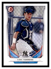 2014 Bowman Draft Top Prospects #TP-55 Luis Torrens New York Yankees ~B2D