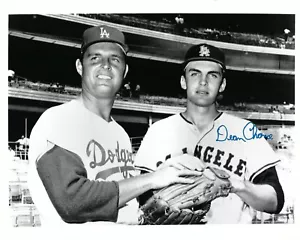 LOS ANGELES ANGELS DEAN CHANCE SIGNED 8x10 PHOTO - Picture 1 of 1