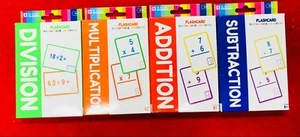 KIDS MATH FLASH CARDS,4 X 36 CARDS ON +, -, x, / ,5 YRS UP- EDUCATION,FREE POST - Bild 1 von 5