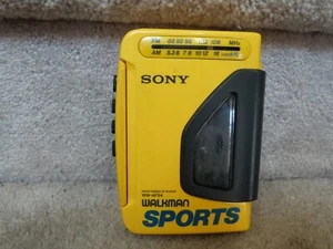 VINTAGE Sony Walkman Sports WM-AF54 Cassette Radio for Parts or Repair WORKING - Picture 1 of 10