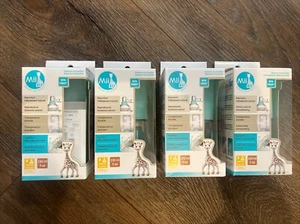 Vulli - Mii - Sophie la girafe Infant Feeding Bottle- FOREVER - 5oz ----LOT OF 4 - Picture 1 of 5