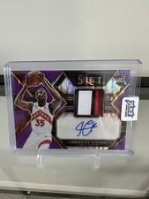 Christian Koloko 2022-23 Panini Select Purple Pulsar FOTL 8/15 RPA Patch Rookie