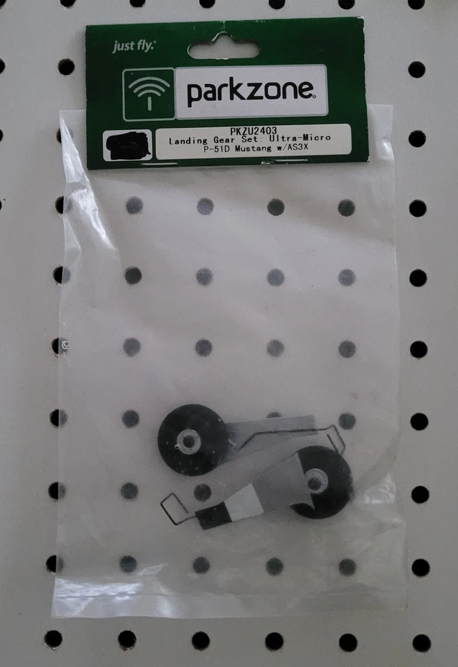 Parkzone ~ PKZU2403 ~ Landing Gear Set: Ultra Micro PD-51D Mustang w/AS3X - Image 1 of 1