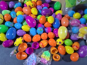 130 Easter Egg Filled with Easter Basket Stuffers for Kids Easter Party Favors - Picture 1 of 2