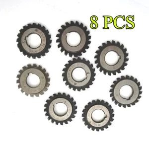 8Pc/set Module PA20 M0.5~M1-M1.5-M2-M3 Involute Gear Cutter 20° Angel Bore16~135 - Picture 1 of 19