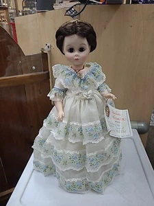 Bambola Vintage 13" Madame Alexander 1st Lady Collezione Serie II Julia Tyler 1510 - Foto 1 di 3