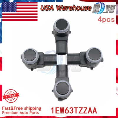 Sensor de asistencia de estacionamiento PDC de 4 piezas para Dodge Ram3500 1500 Jeep Chrysler 1EW63TZZAA Foto 1 de 4