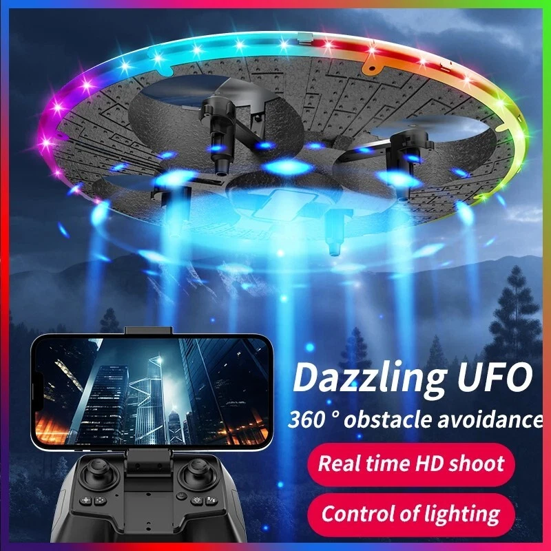 Simulation UFO Mini Drone 8K Quadcopter with Camera - Real-Time Transmission - Image 1 of 4