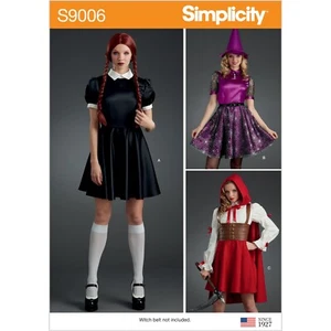Simplicity SEWING PATTERN S9006 Misses Halloween Costumes Sizes 6-14 Or 14-22 - Picture 1 of 9