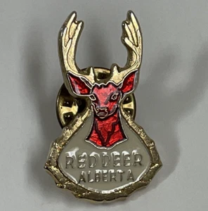 Antlers Stag Buck Red Deer Alberta Canada Rack Enamel Vintage Metal Lapel Pin - Bild 1 von 13