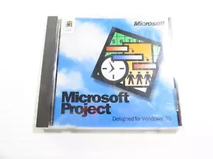 Microsoft Project Version 4.1A PC CD-ROM for Windows 95 w/ Product Key - Picture 1 of 4