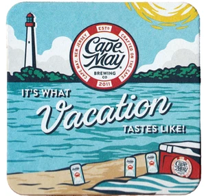 Cape May Brewing Co Beer Coaster Rio Grande NJ - Picture 1 of 2