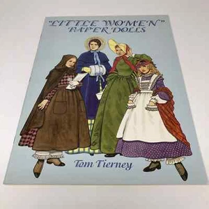 LITTLE WOMEN PAPER DOLLS : *Meg *Jo *Beth *Amy w/ 16 Mid Victorian Outfits NEW! - Picture 1 of 5