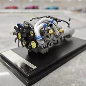MH 1:18 Scale HEC JDM GTR R34 RB26 Dett Turbo Engine Model Diecast Metal Car New - Picture 1 of 12