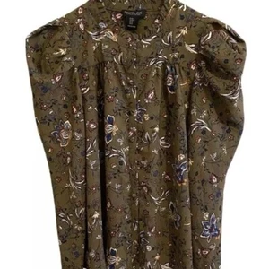 Rachel Zoe Floral Blouse Size M - Picture 1 of 7
