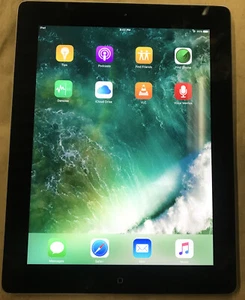 Apple iPad 4th Generation A1458 iOS 64 GB Touch Screen Tablet Not Tested Locked - Picture 1 of 2