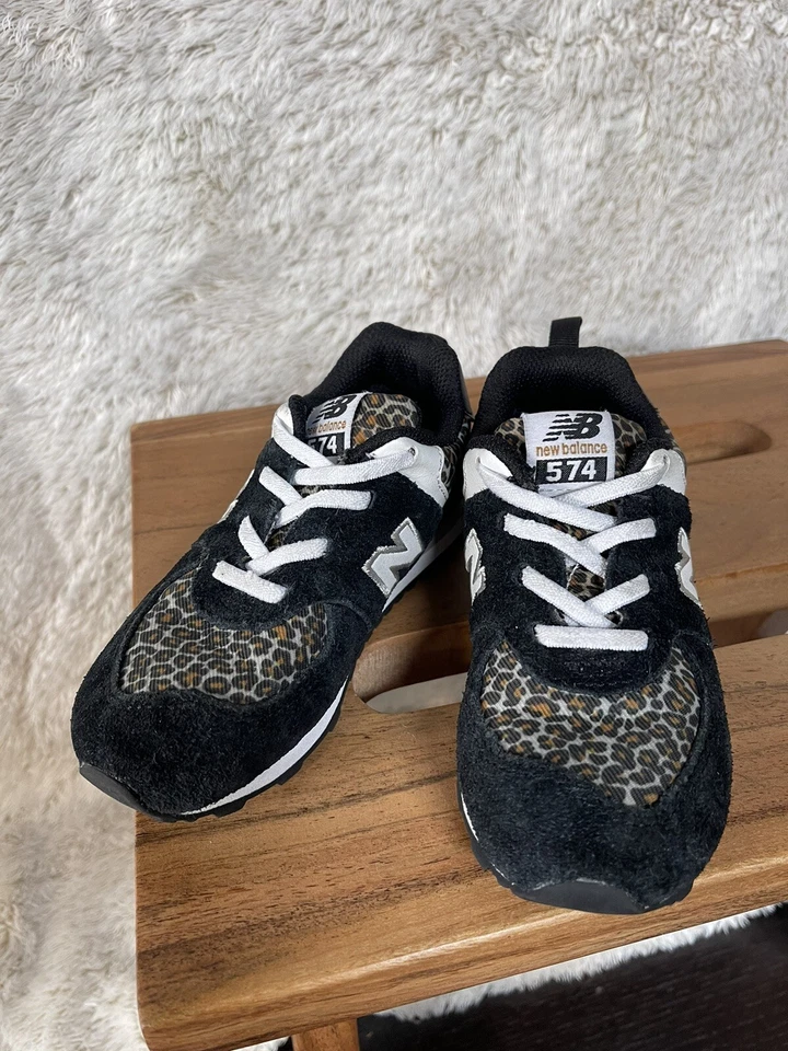 New Balance Animal Print Fashion Sneakers for Baby Girls Size 10 - Image 1 of 4