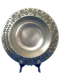 Vihtage Wilton Armetale Large 12.5" REGGAE Metal Salad Bowl - Picture 1 of 5
