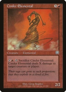 MTG Mercadian Masques --- CINDER ELEMENTAL --- Uncommon! NM! Magic Gathering! - Picture 1 of 3