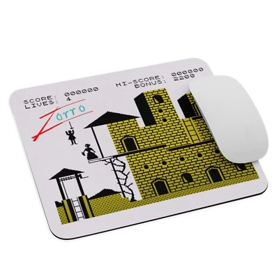 ZX Spectrum - Zorro - Mouse Pad NEW 9.5" x 7.75" Non Slip - Image 1 of 4