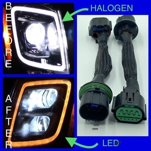For 2019  2020 2021 2022  Kia Telluride Headlight PNP Conversion Halogen To LED - Picture 1 of 4