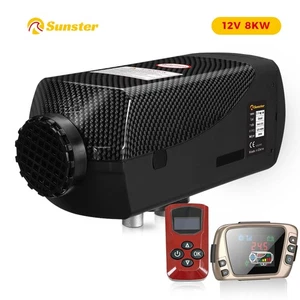 8KW 12V Diesel Coche Calefacción Calefacción auxiliar Calefacción de aire Calentador de aire LCD TURISMOS CAMIONES BES - Imagen 1 de 14