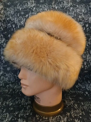 Sombrero de piel de cordero toscano vintage años 60-70 hecho en Italia  Foto 1 de 4