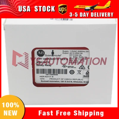 Novo Selado Allen Bradley 440R-N23131 MSR127TP, 115VAC, Relé de Segurança Removível - Imagem 1 de 3