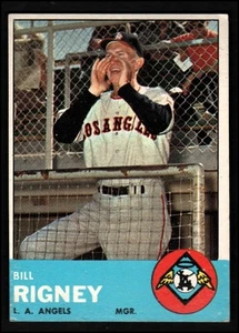 1963 Topps #294 Bill Rigney MG - VG - Picture 1 of 2