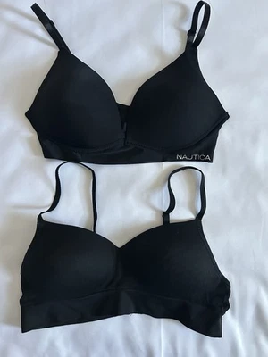 Lote de 2 Sujetadores Negros Talla Pequeña y 34C Foto 1 de 4