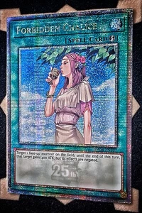 Forbidden Chalice RA04-EN137 Quarter Century Rare 1st Edition Yugioh - Picture 1 of 1