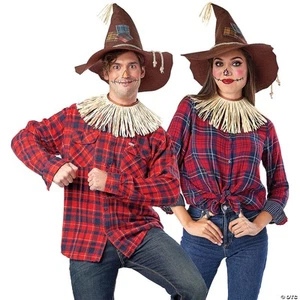Morris Costumes Scarecrow Kit for Adults Soft Felt Hat and Raffia Tassel - Picture 1 of 1