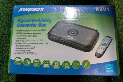 Convertidor de caja analógico a digital KingBox K8V1 nuevo sellado Foto 1 de 2