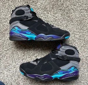 Nike Air Jordan 8 Retro Aqua 2025 Size 9 Men's - Picture 1 of 10