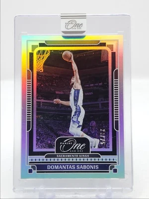 DOMANTAS SABONIS 2024-25 PANINI ONE AND ONE BASKETBALL BASE KINGS /75 Q5352 - Image 1 of 2