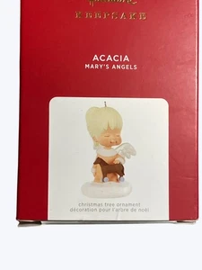 Hallmark Andenken 2021 Akazie Marien Engel Christbaumschmuck - Bild 1 von 14