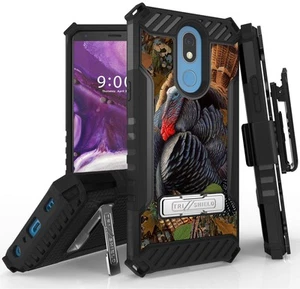 Étui Robuste + Ceinture Ensemble Clip pour LG Xpression Plus 2 (X420) - Wild - Photo 1 sur 9