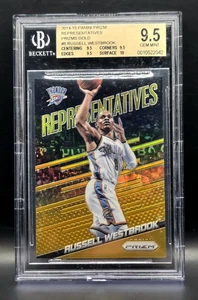 2014 Panini Prizm Russell Westbrook Representatives Gold /10 - BGS 9.5 TG+ - Picture 1 of 2