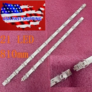Full set LED Strips For TCL 43S434 43S435 43S431 43HR330M21A0 43HR330M21A1 - Picture 1 of 7