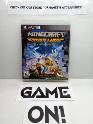 Minecraft: Story Mode Season Pass Disc (PlayStation 3, 2015) Complete Tested - Image 1 of 4