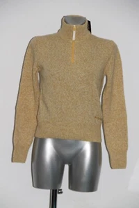 joli pull col cheminée enfant jaune chiné jaune GF FERRE taille 12/14 ans neuf - Picture 1 of 4